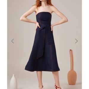 Navy Midi Dress